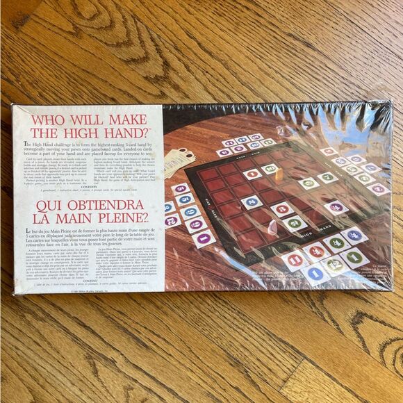 Milton Bradley Board Game Sealed Vintage New Old Stock 1984 French and English - Picture 2 of 8